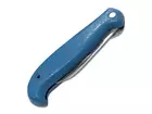 Couteau de poche détectable, lame à pointe clip de 70 mm, bleu